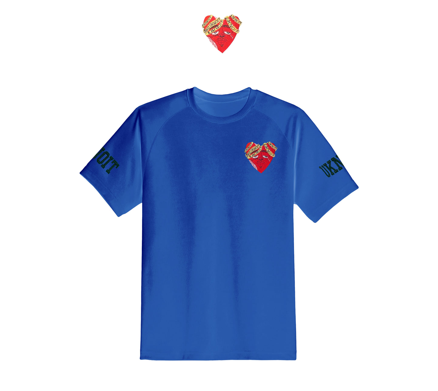 Uknoit T-Shirt Fully Embroidered