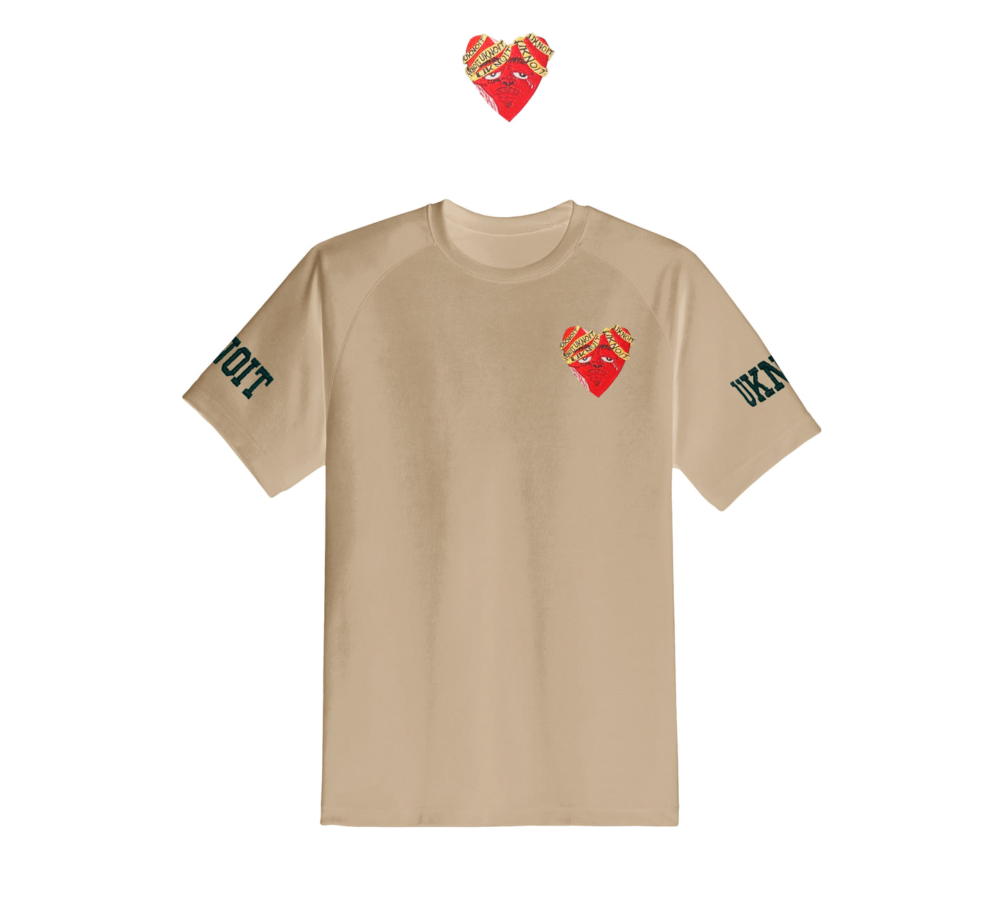 Uknoit T-Shirt Fully Embroidered